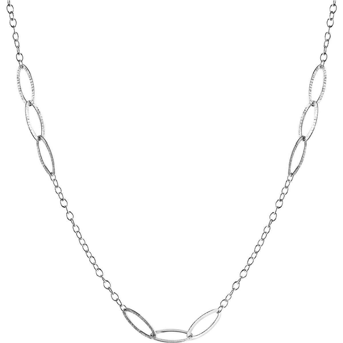 Strukturierte Kette mit Ovalgliedern