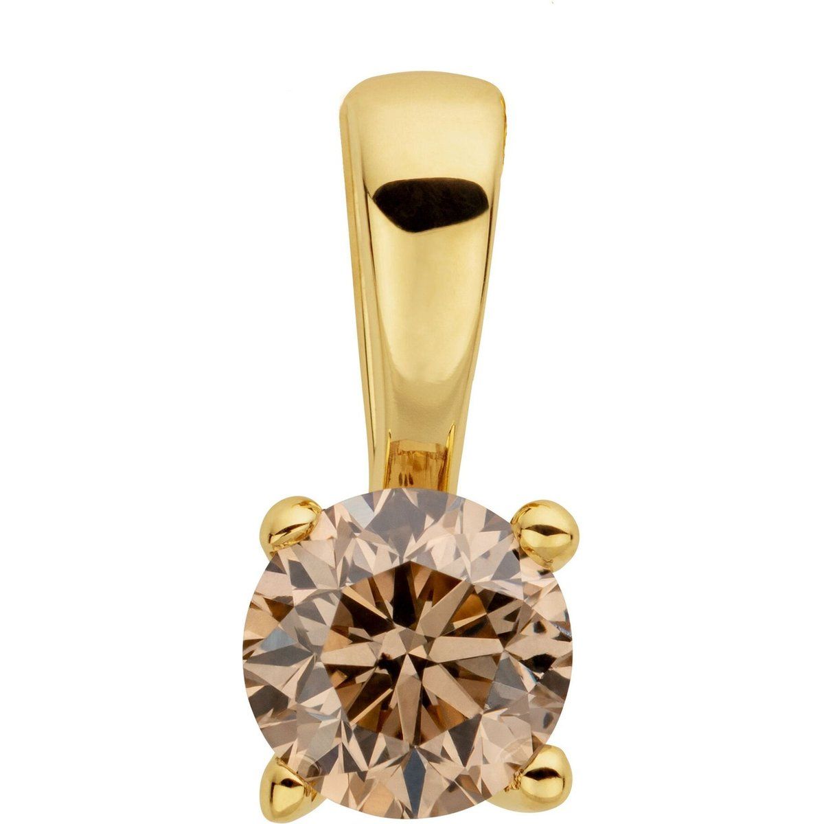 Eleganter Diamant-Solitär-Anhänger