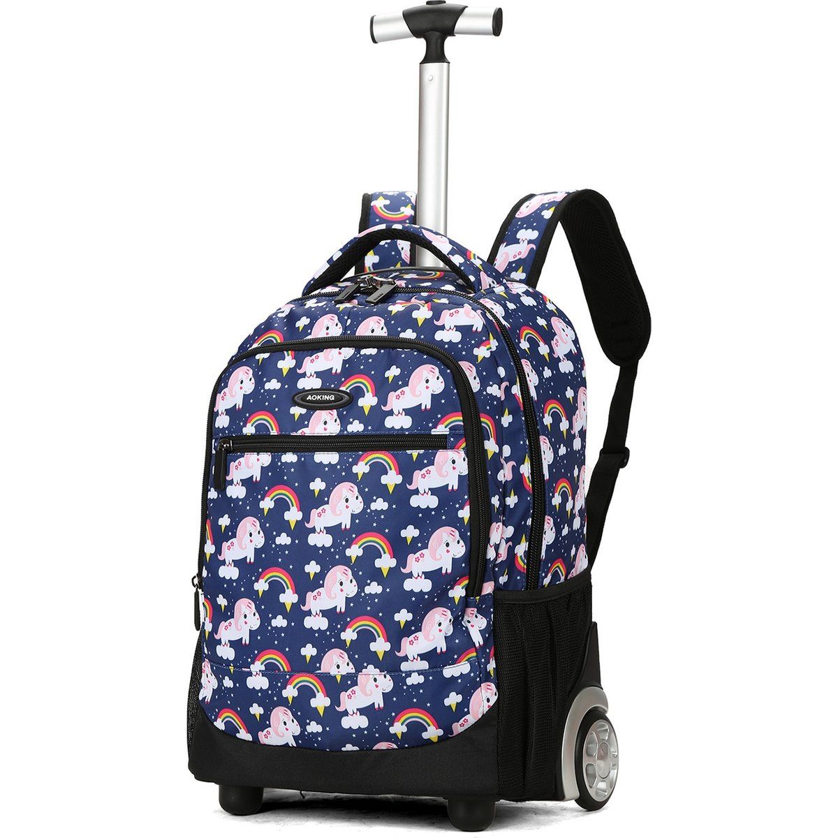 Verspielter Rollrucksack mit Einhornmuster
