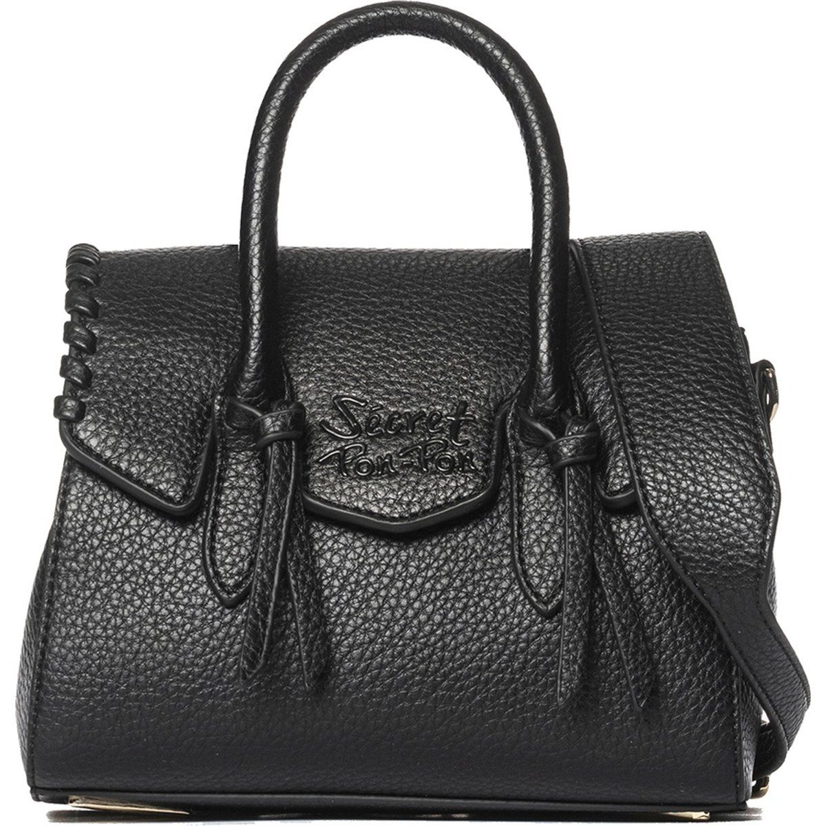 Henkeltasche aus genarbtem Kunstleder