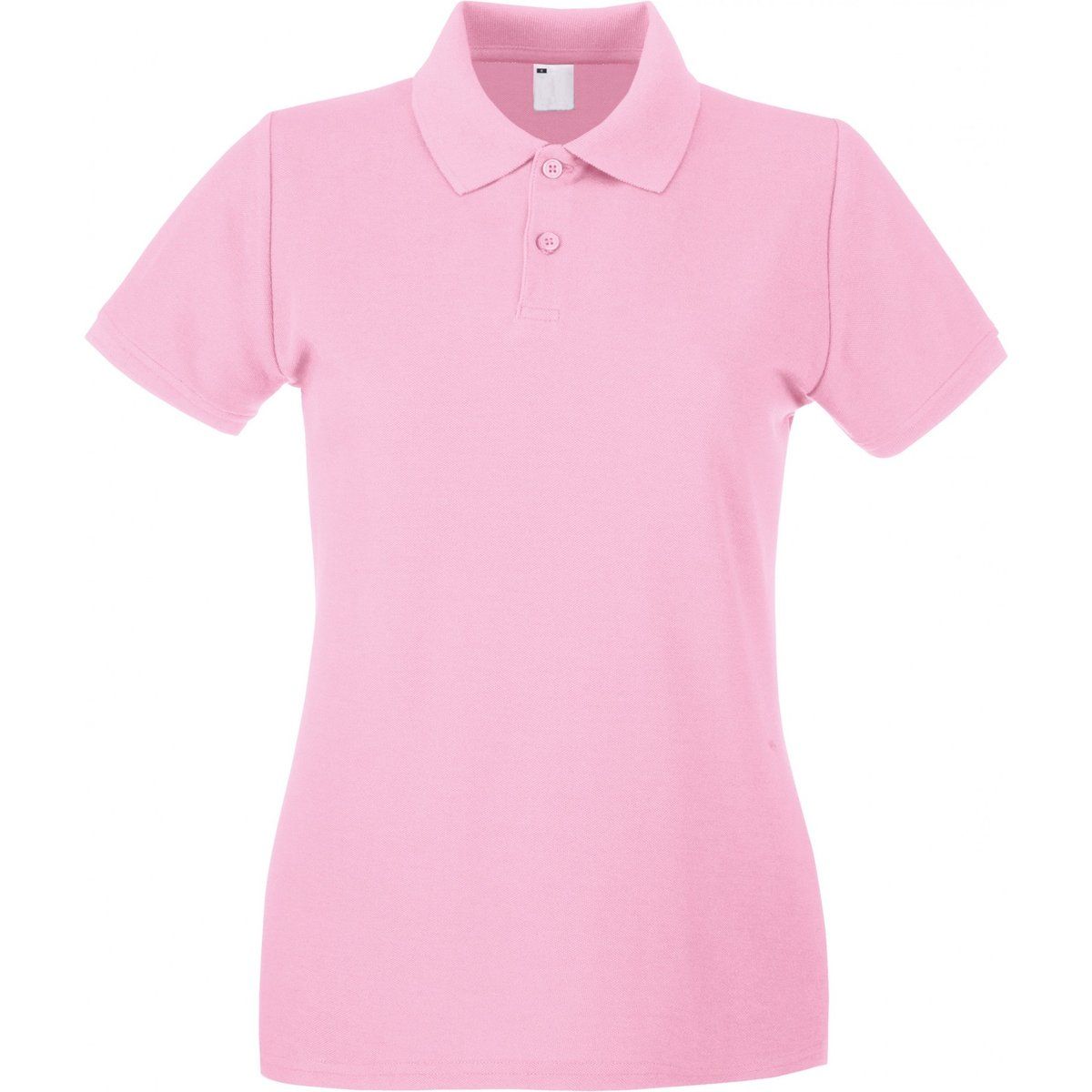 Kurzärmeliges tailliertes Baumwoll-Poloshirt