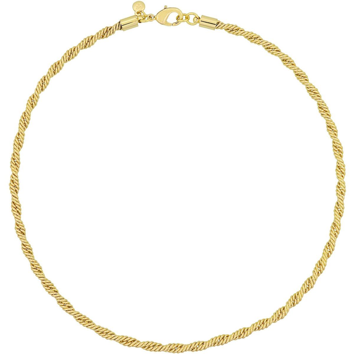 Elegante vergoldete Kordelkette