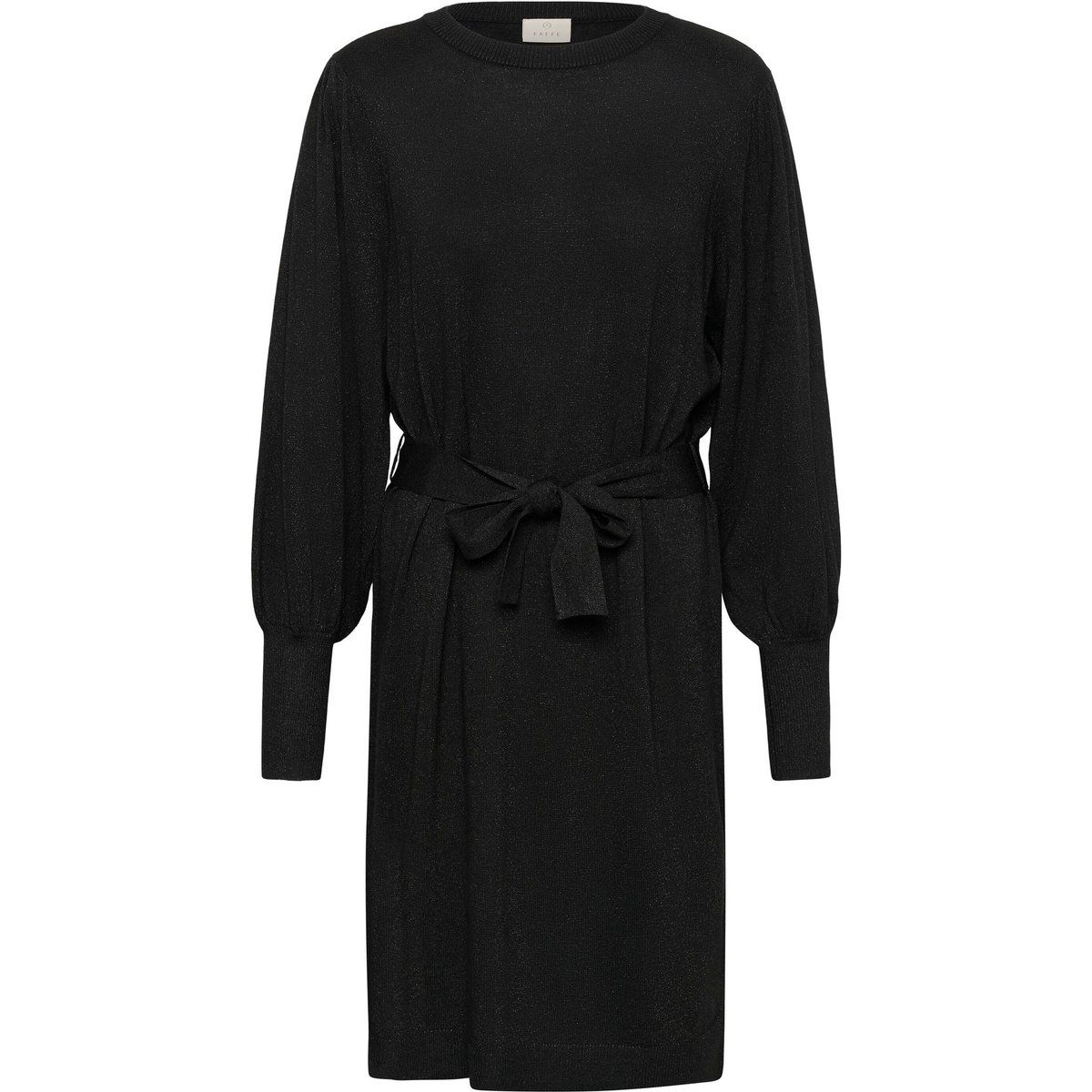 Schimmerndes Strick-Midikleid