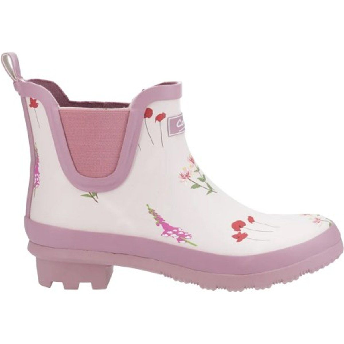 Chelsea-Gummistiefel mit Blumenmuster