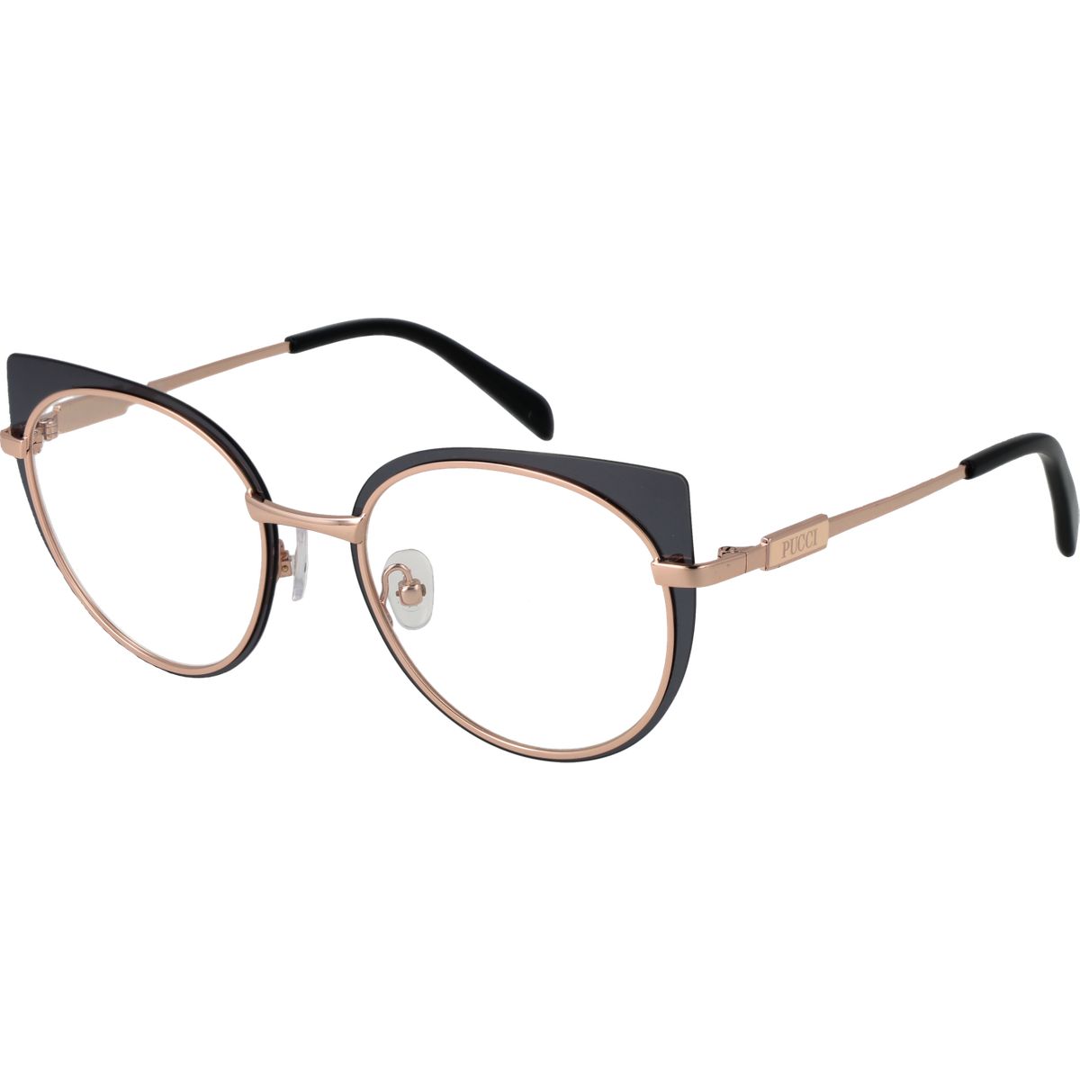 Elegante Bicolor Cat-Eye Brillenfassung