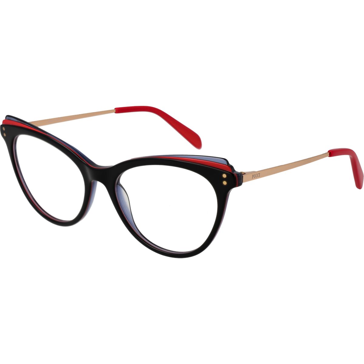 Mehrschichtige Cat-Eye Brillenfassung