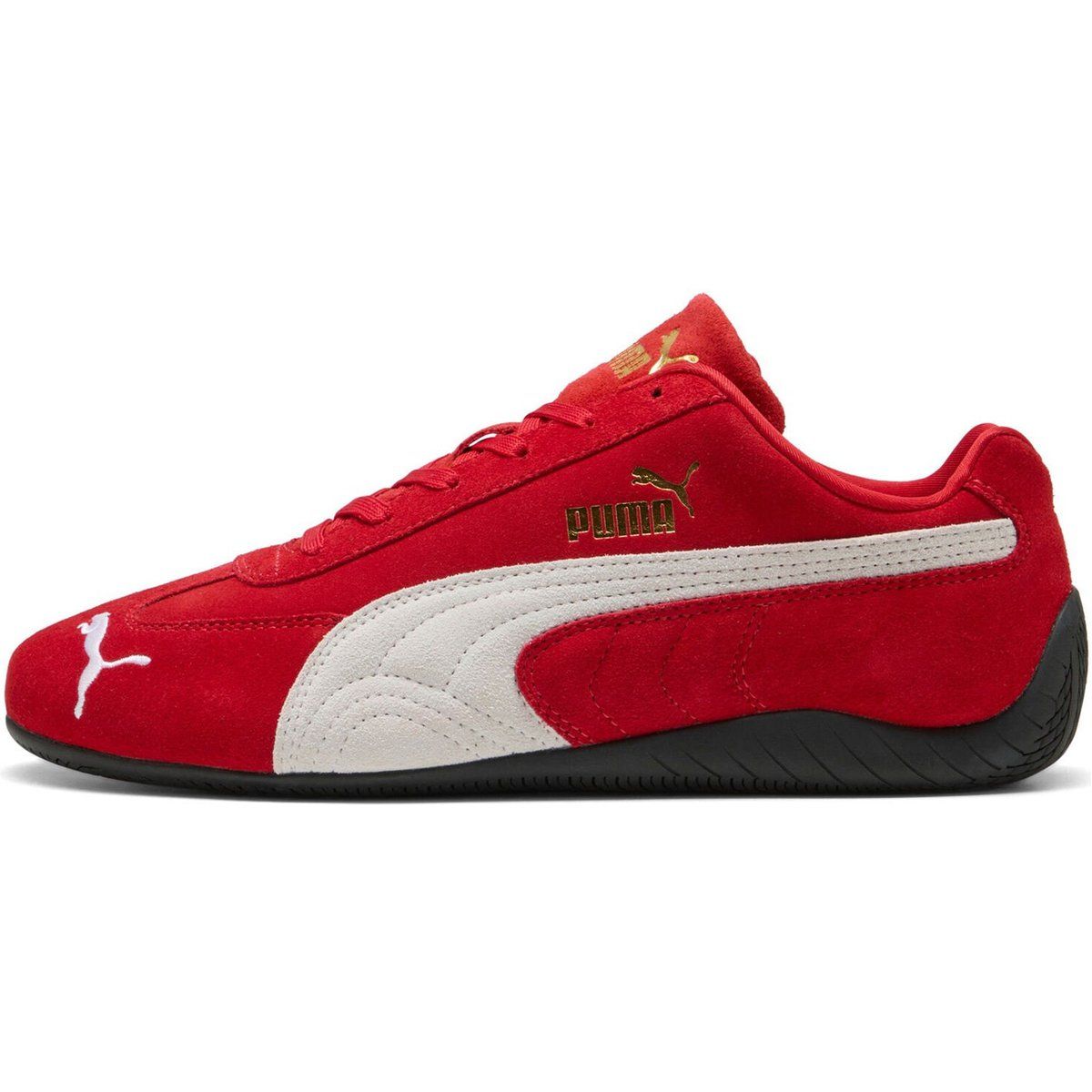 Racing-inspirierte Low-Top Wildledersneaker