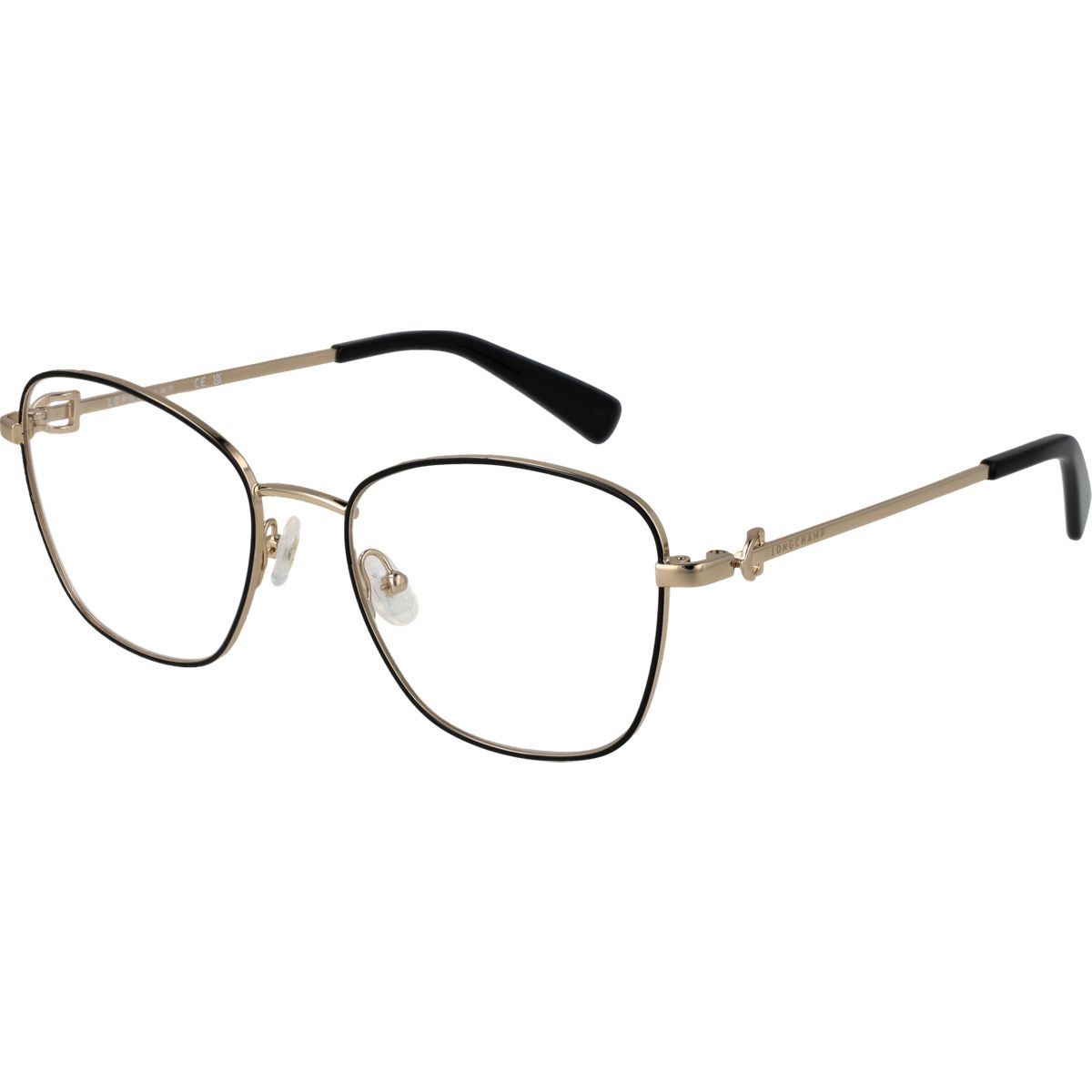 Elegante quadratische Metall-Brillenfassung