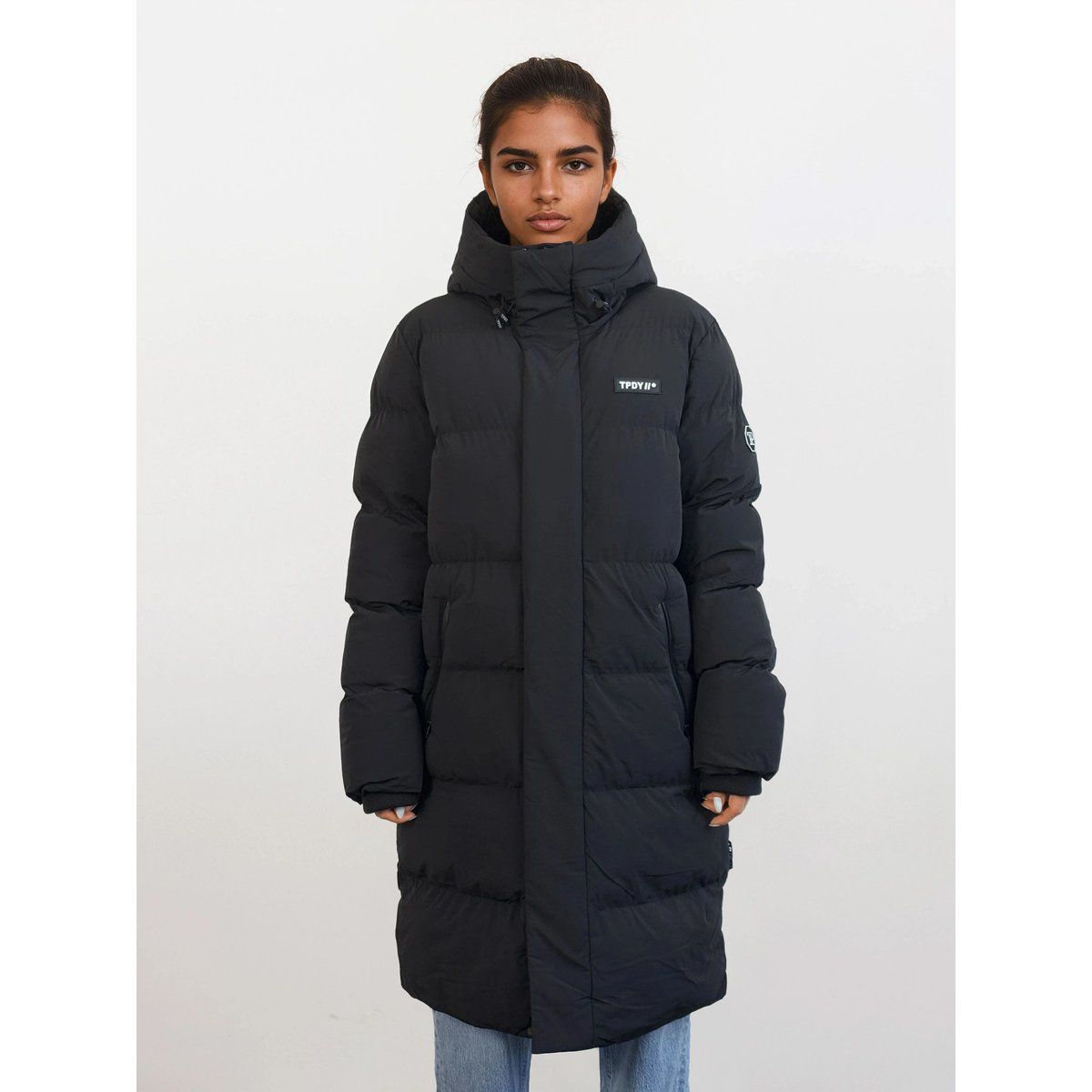 Gesteppte Oversize-Longjacke
