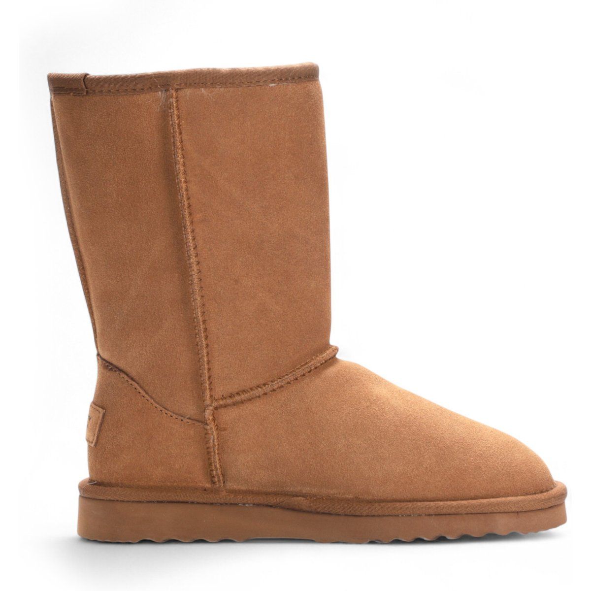 Plüschgefütterte Wildleder-Winterstiefel