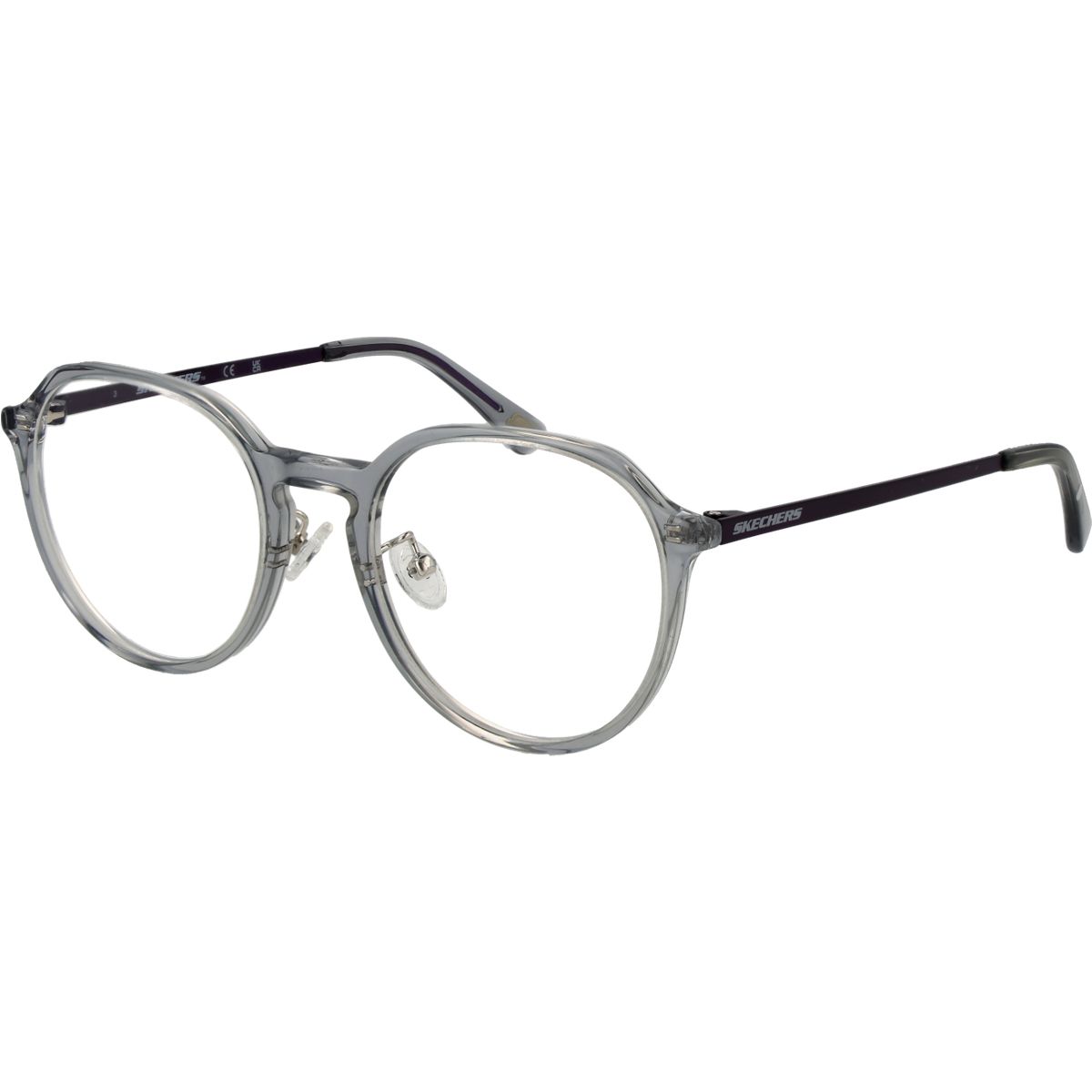 Runde Transparente Acetat Brillenfassung