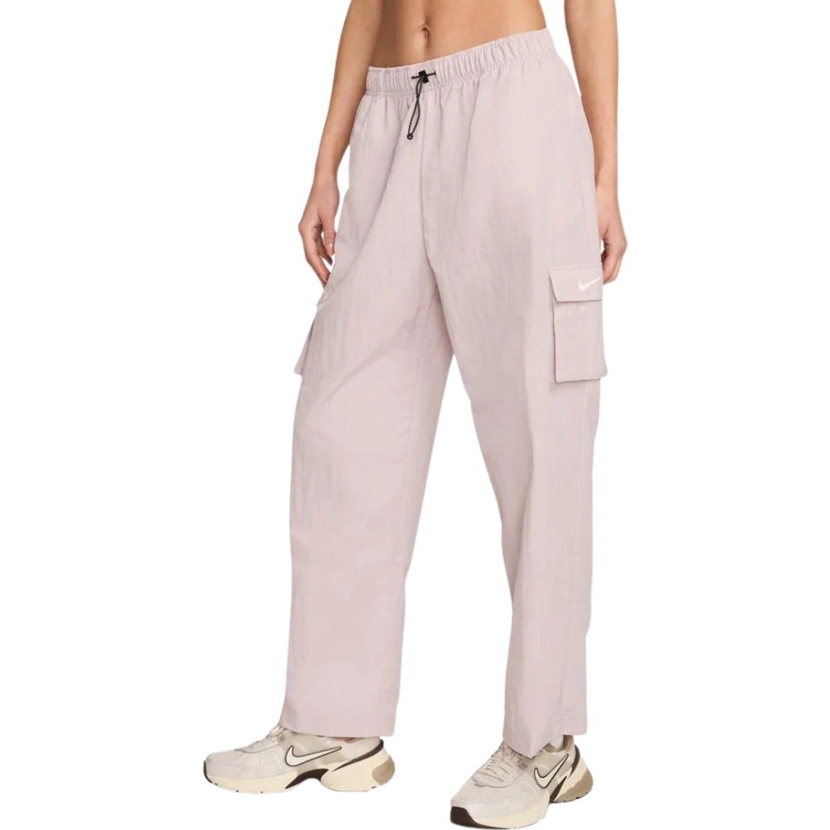 Leichte Cargo-Hose mit hohem Bund