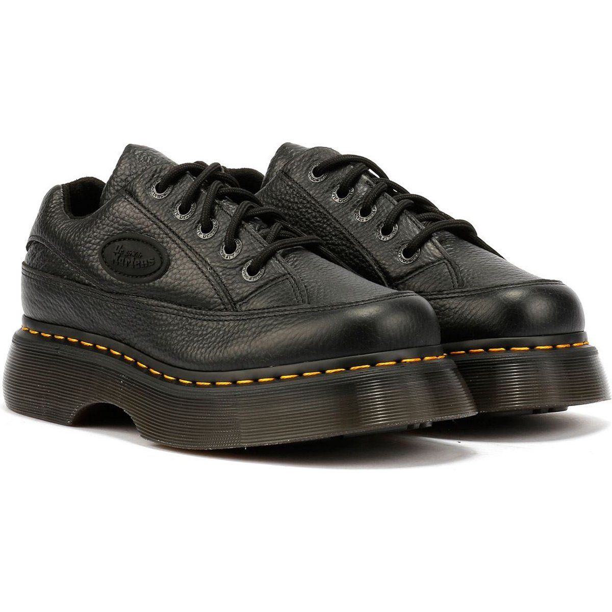 Buzz 5-Loch Leder-Plateauschuhe