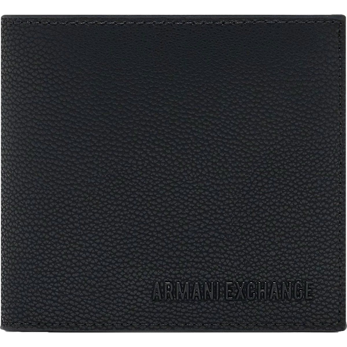 Bifold-Geldbörse aus genarbtem Leder