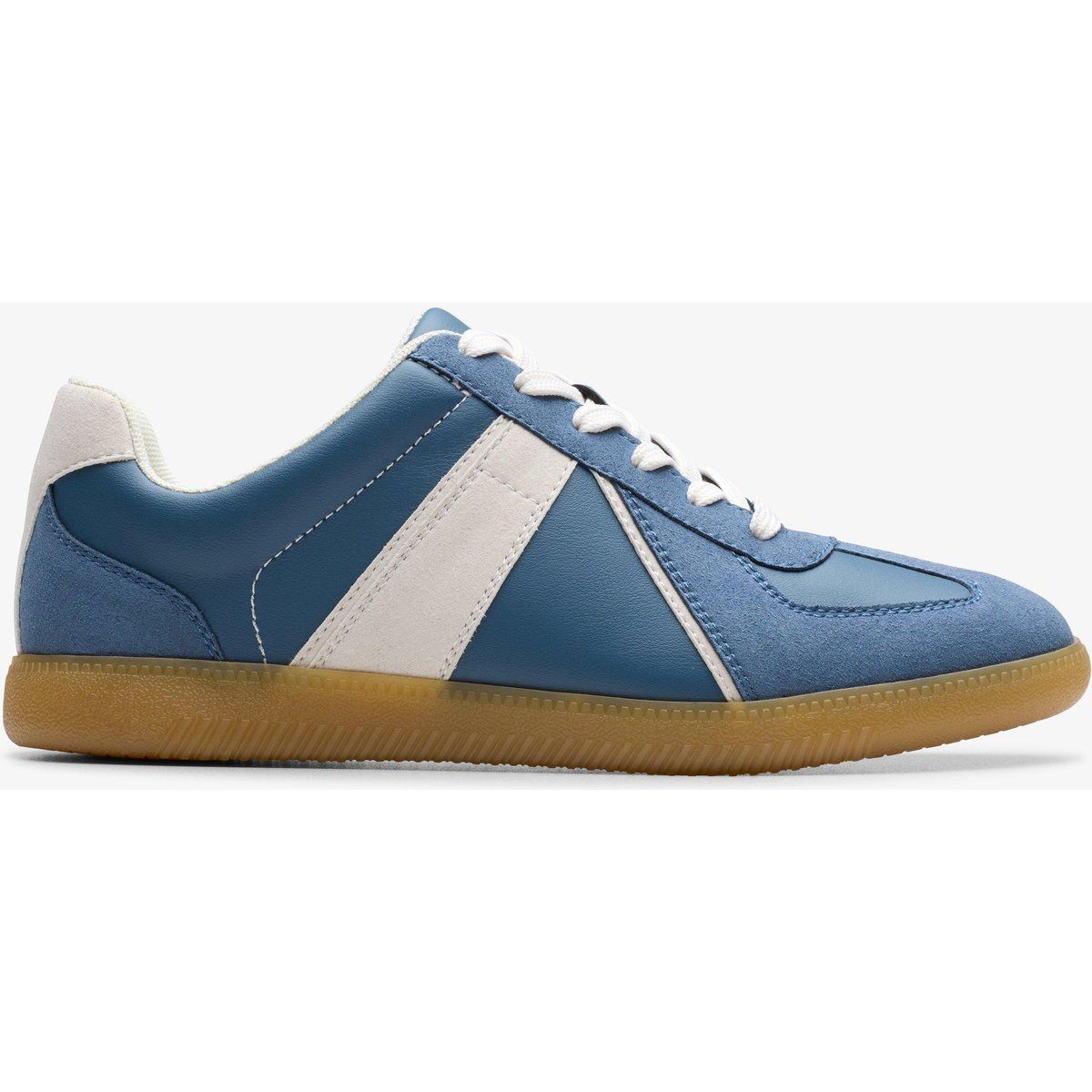Retro-Sportlicher Sneaker mit Gummisohle
