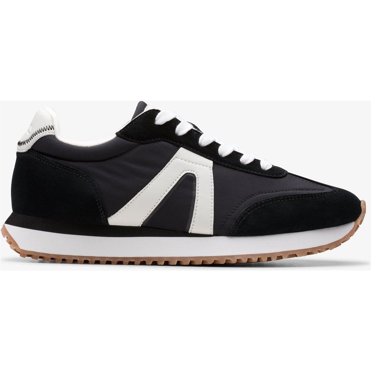 Retro-Athleisure-Sneaker aus Materialmix