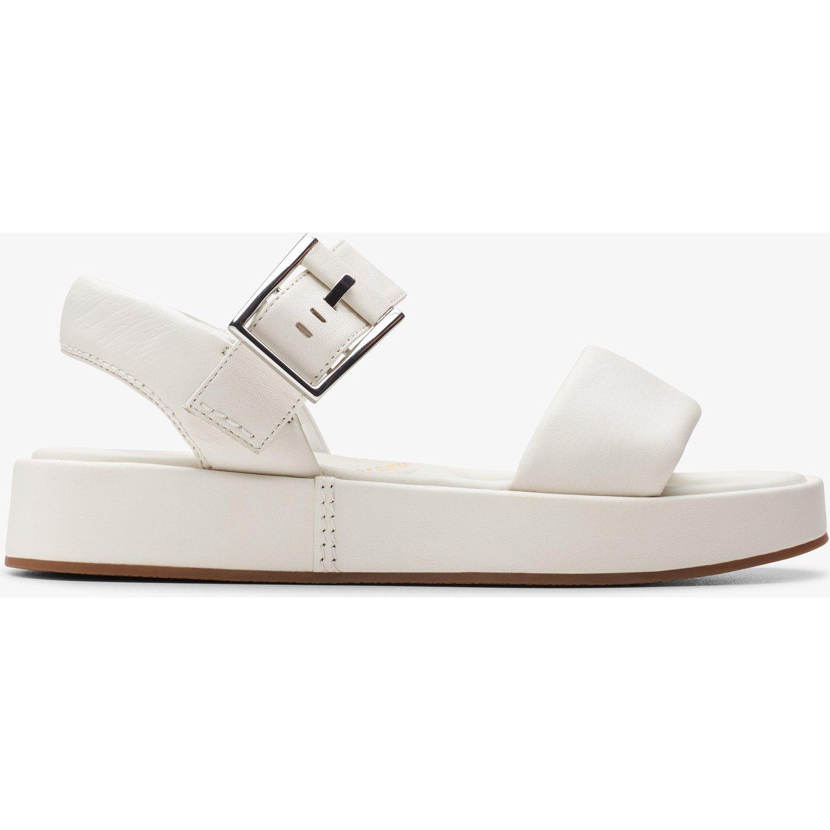 Moderne Plateau-Sandalen aus Leder