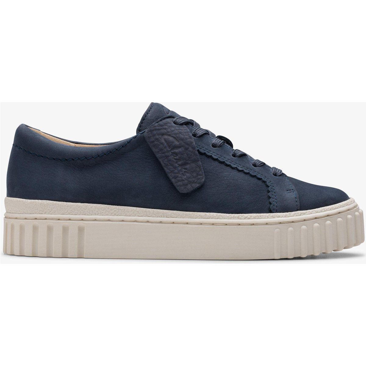 Plateau-Sneaker aus Nubukleder