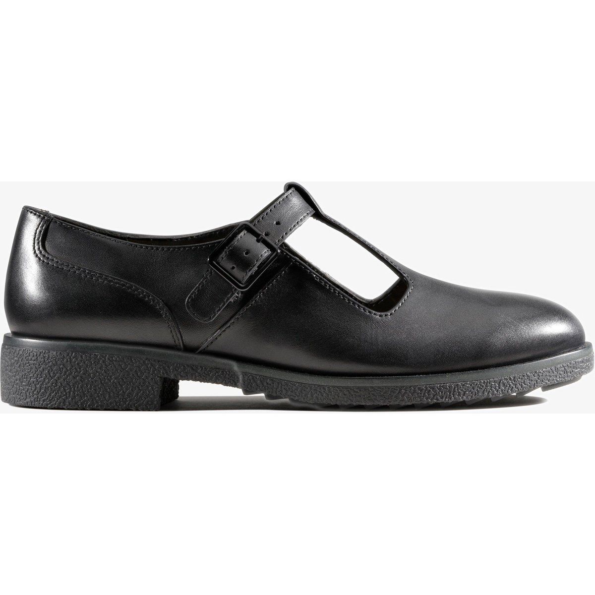 Klassische T-Spangen Lederschuhe