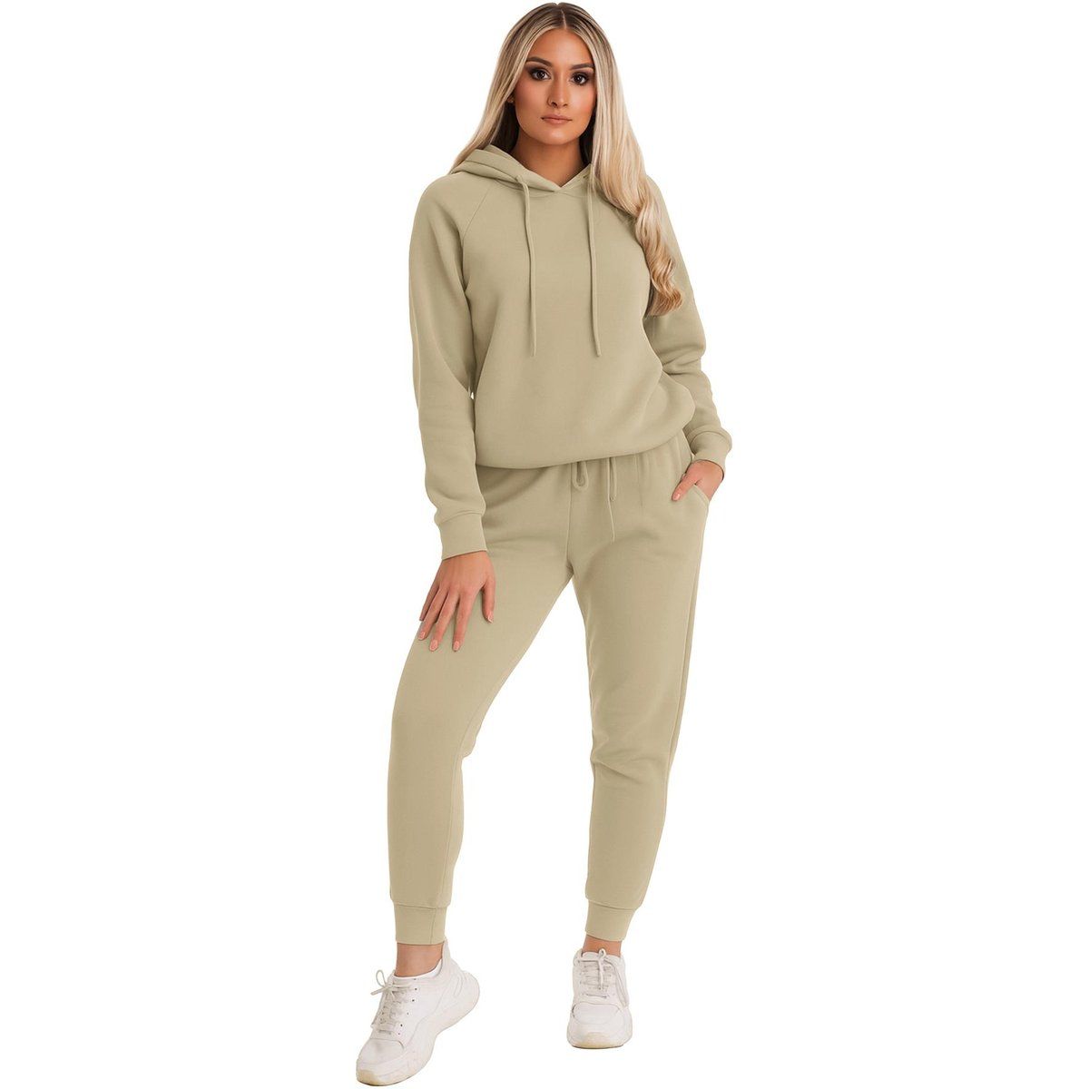 Hoodie und Jogginghose im Relaxed-Fit