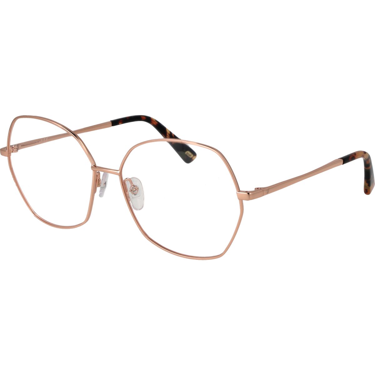 Geometrische Oversized Metallbrille