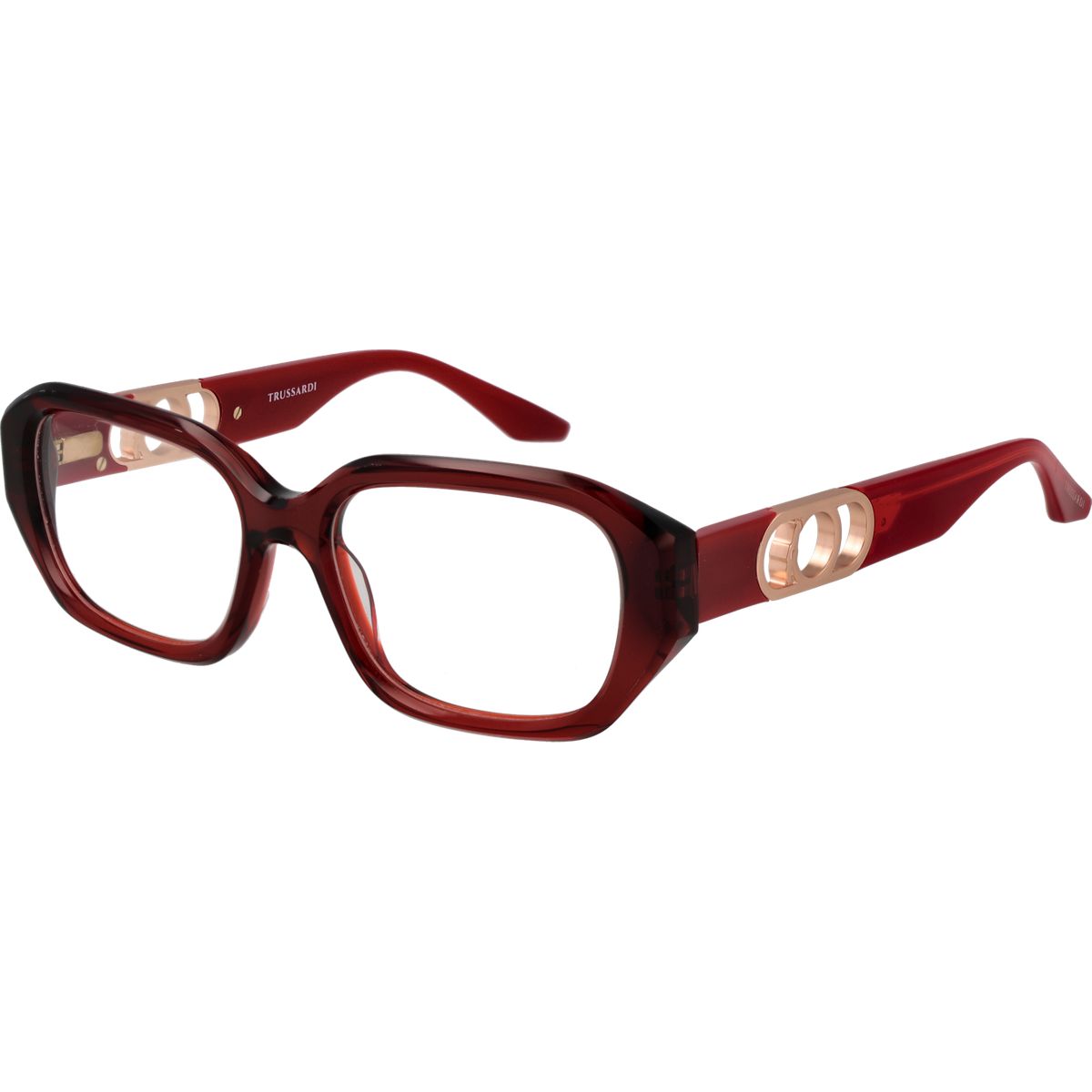 Elegantes Rechteckiges Brillengestell aus Acetat