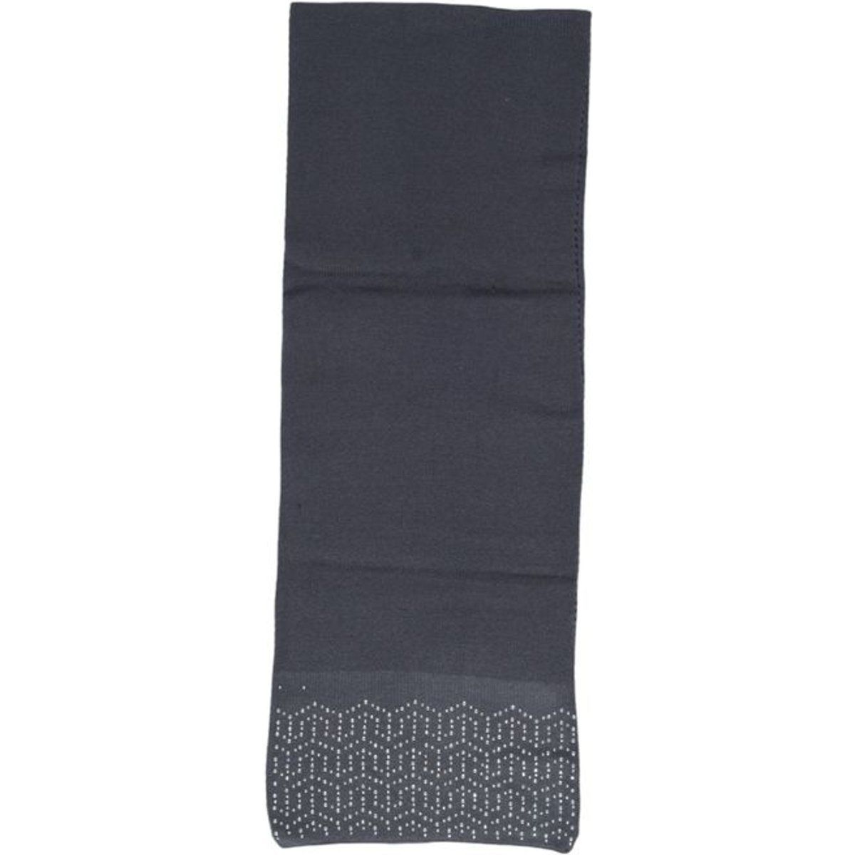 Strickschal mit geometrischem Muster
