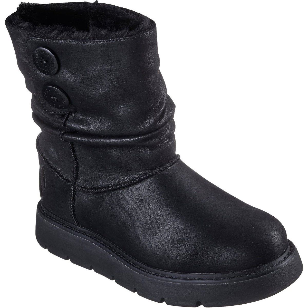 Slouchy Winterstiefel mit Kunstfell-Futter