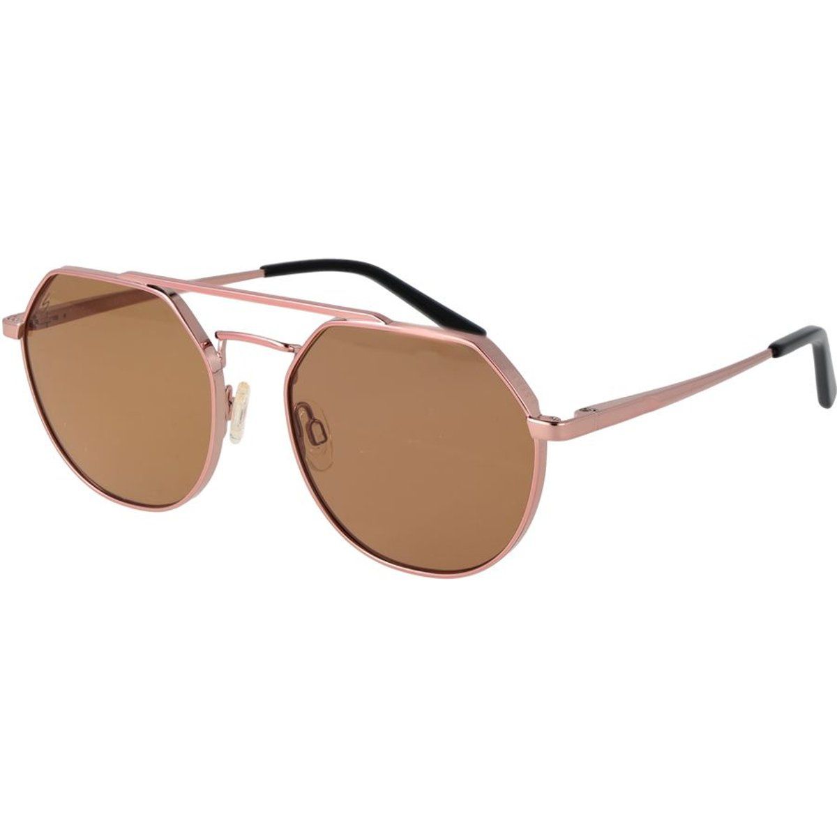 Geometrische Sonnenbrille mit Doppelsteg