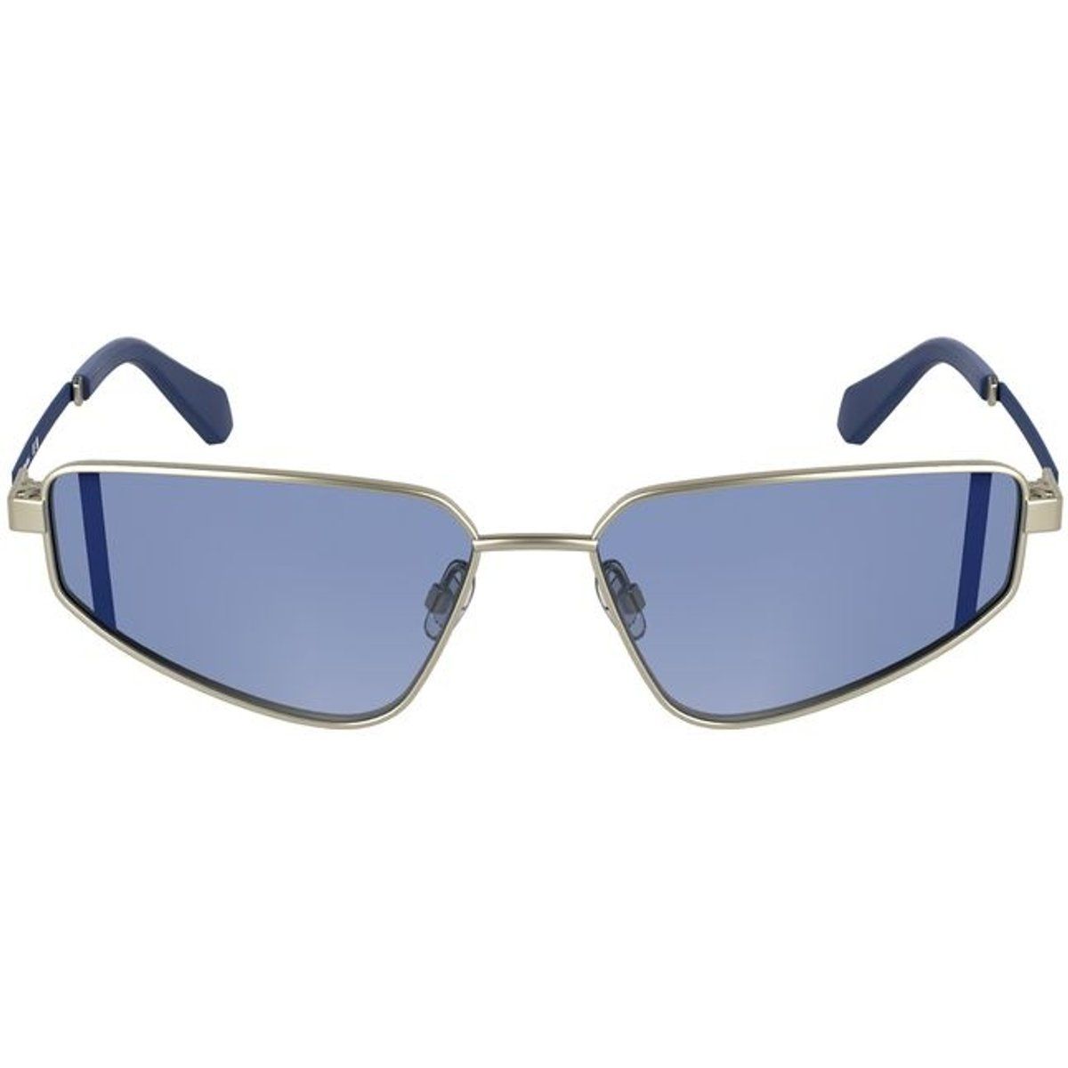 Elegante geometrische Metall-Sonnenbrille