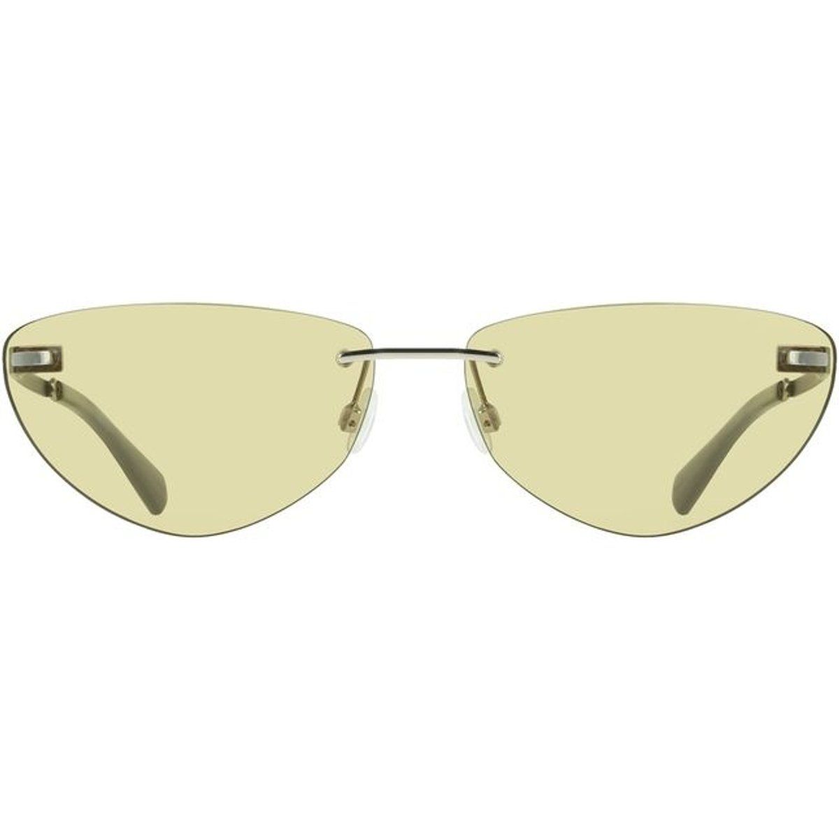 Schlanke randlose Cat-Eye-Sonnenbrille