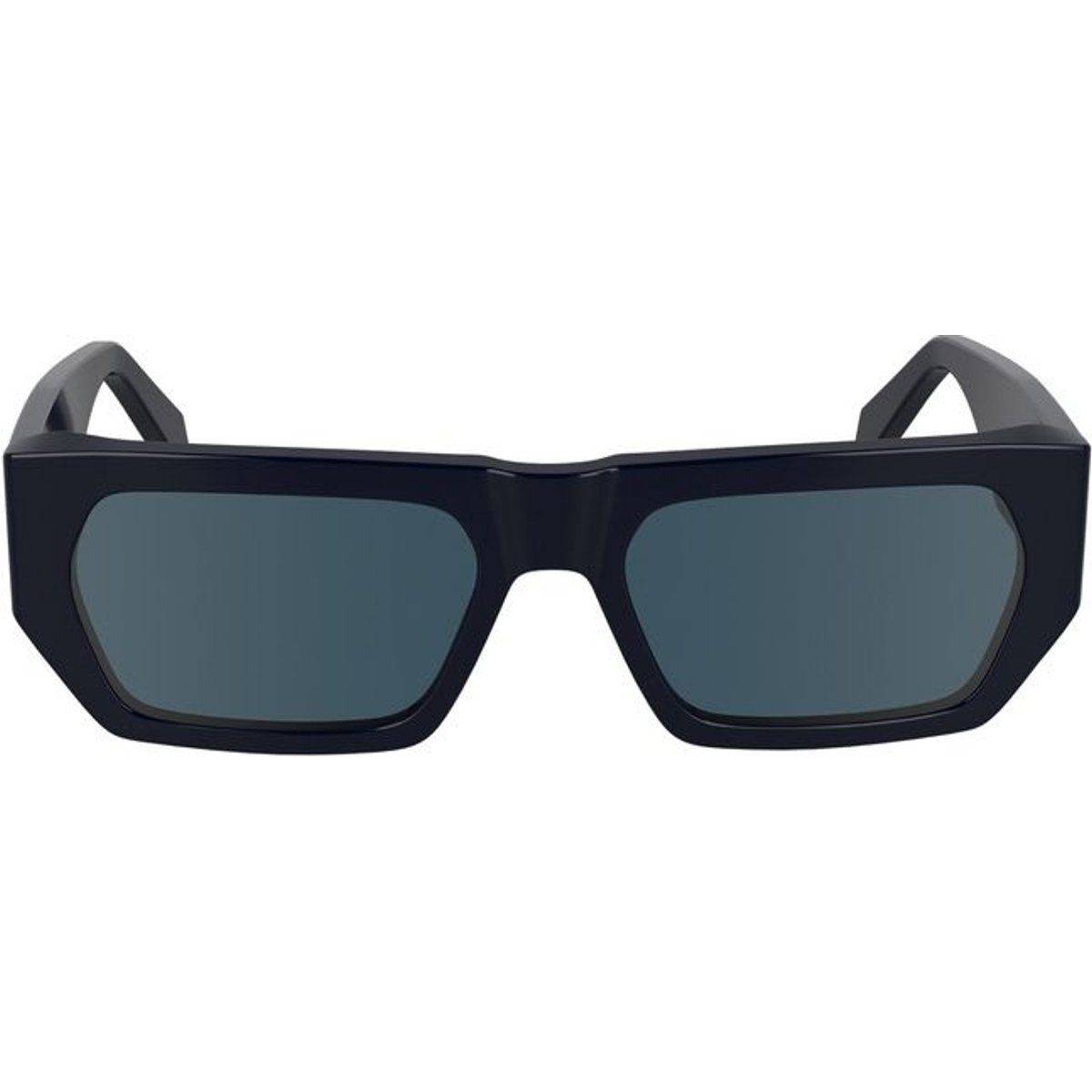 Markante geometrische rechteckige Sonnenbrille