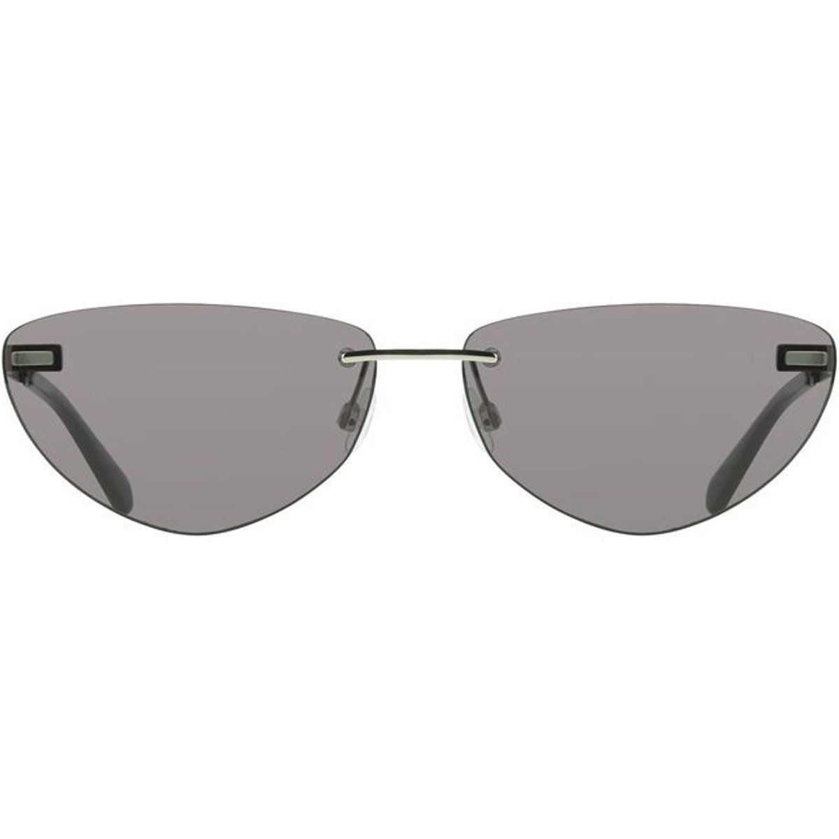 Schmale Randlose Cat-Eye Sonnenbrille