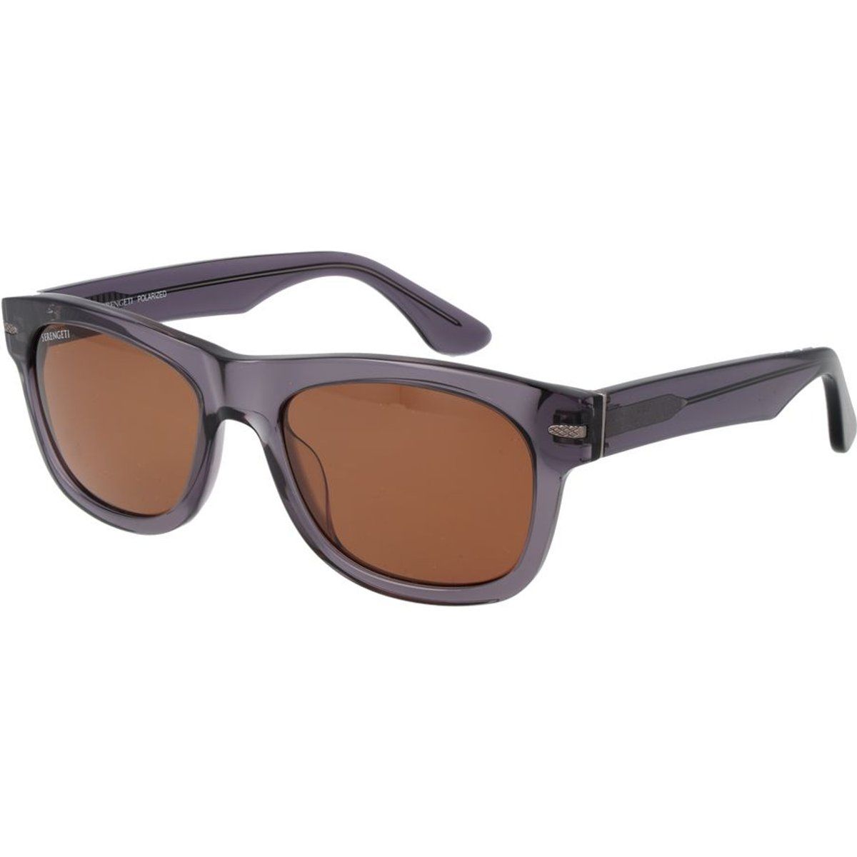 Transparente quadratische polarisierte Sonnenbrille
