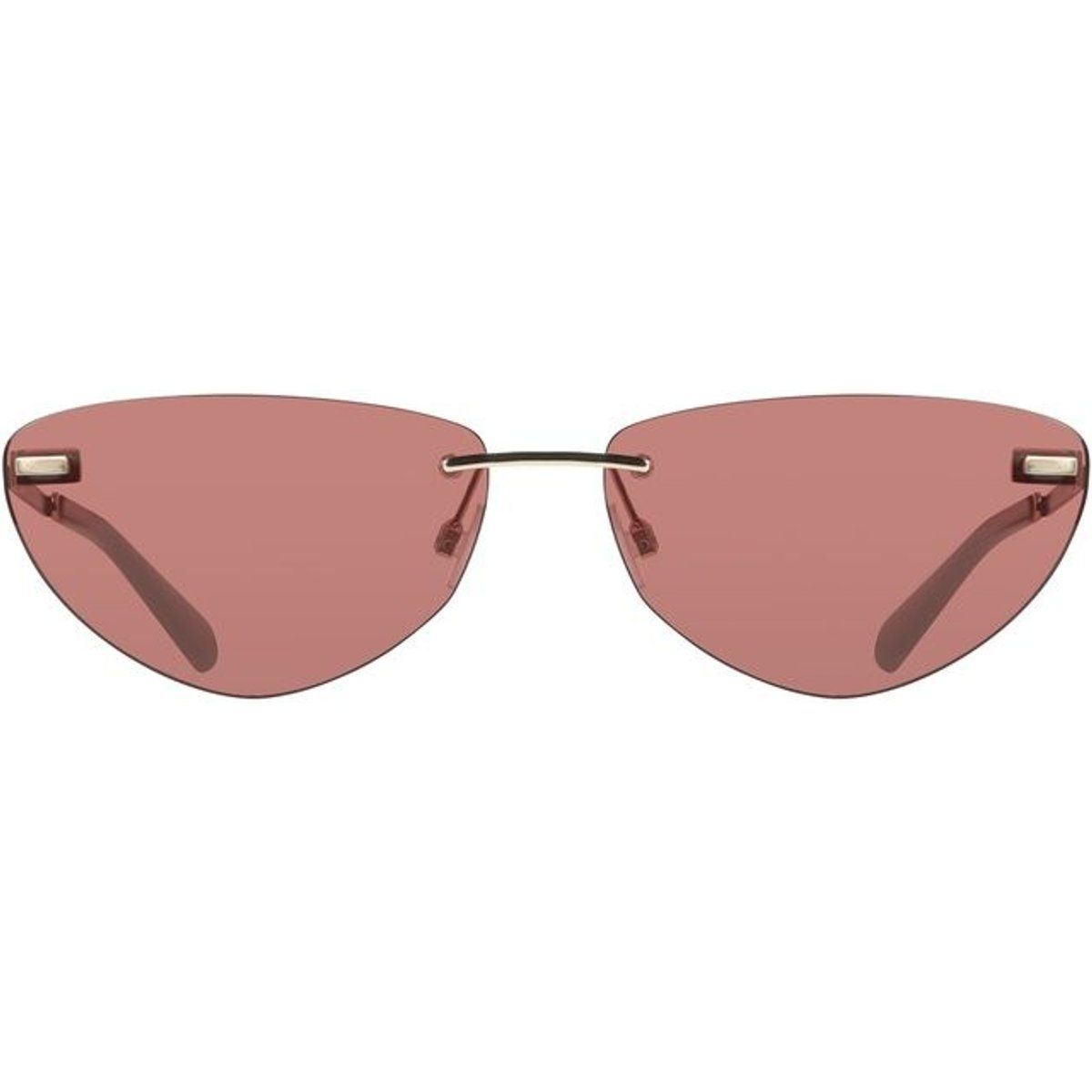 Minimale Randlose Sonnenbrille Mandelform