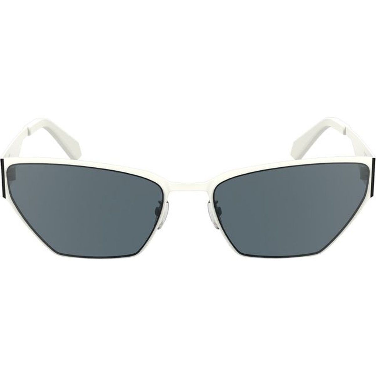 Geometrische Cateye-Sonnenbrille aus Metall
