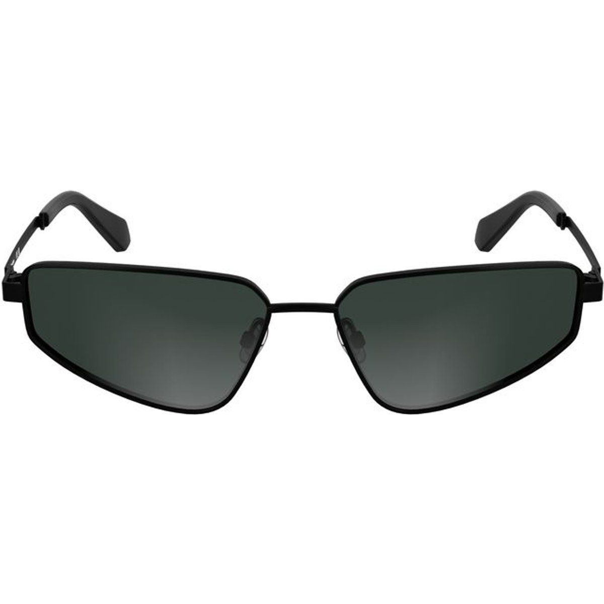 Geometrische Cat-Eye Metall-Sonnenbrille