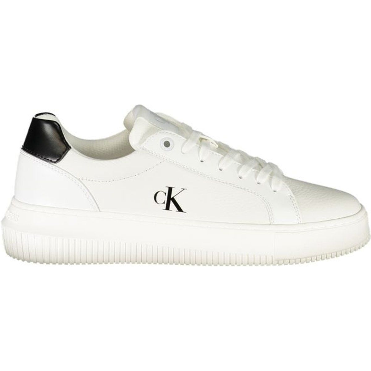 Minimalistischer Logo Plateau-Sneaker
