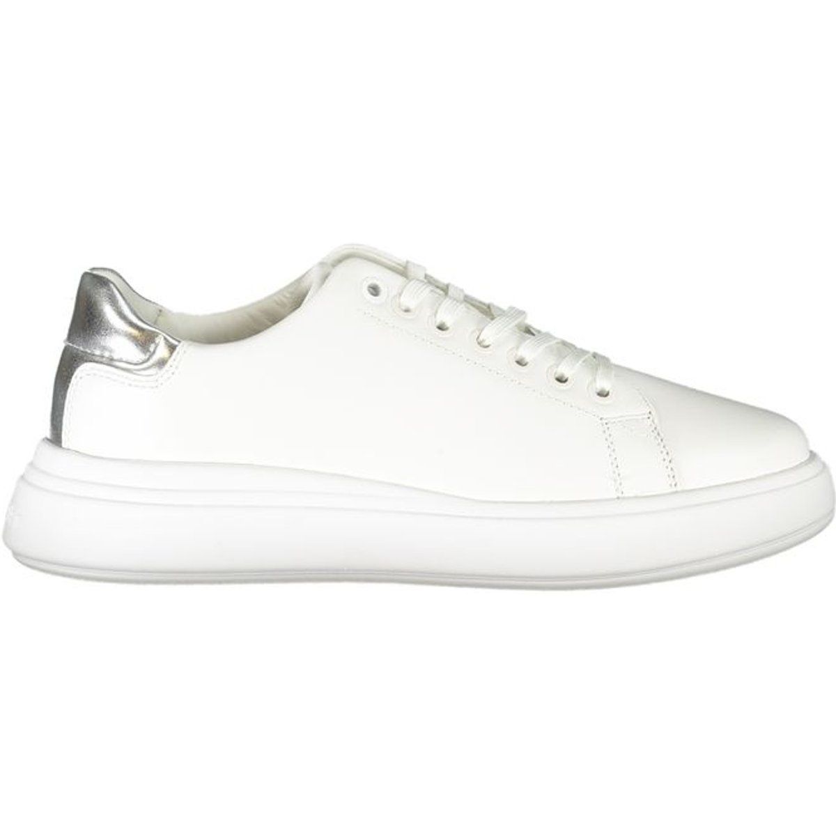 Minimalistische Plateau-Sneaker aus Leder
