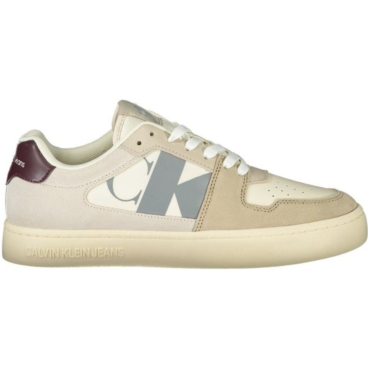 Monogramm-Logo Low-Top-Sneaker aus Leder