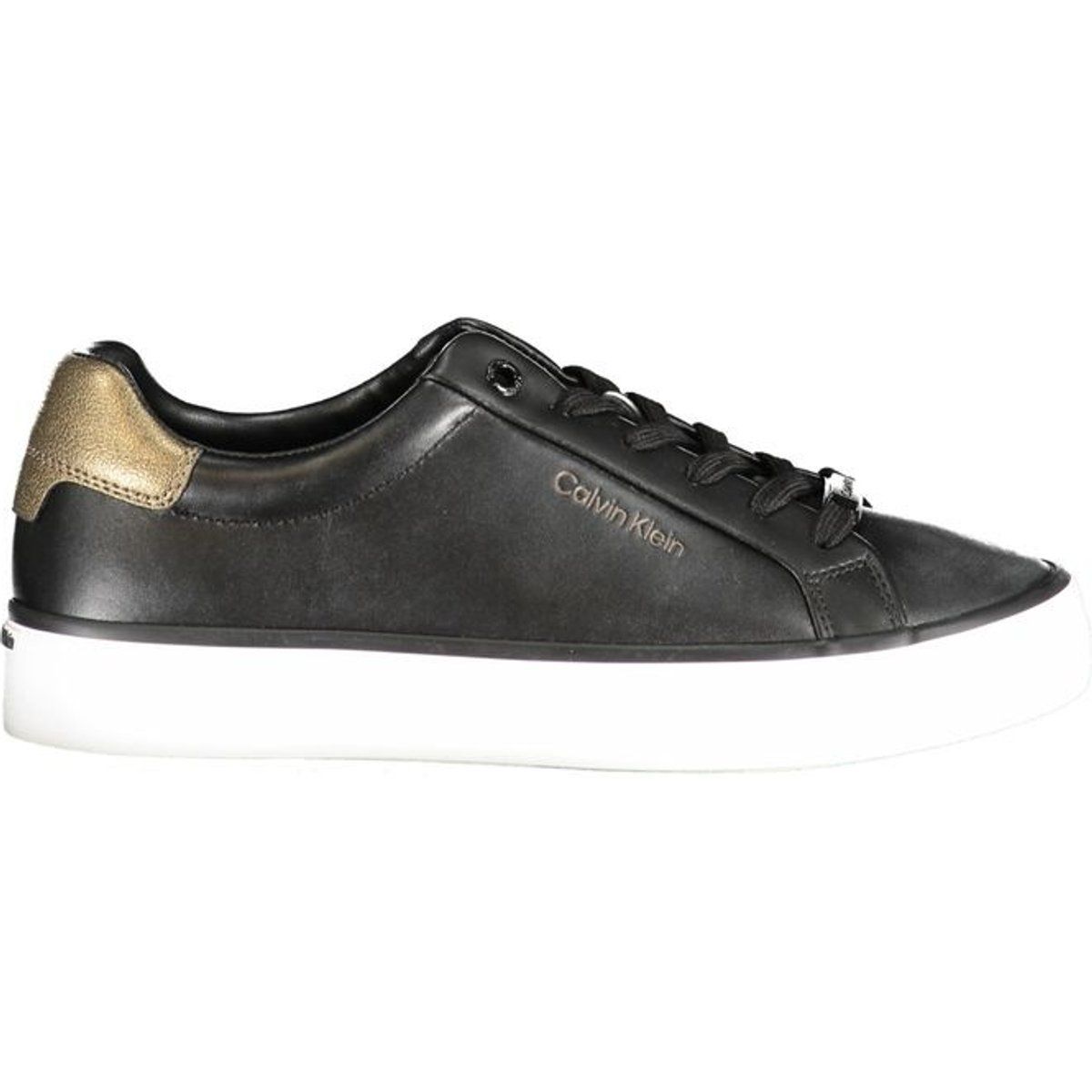Klassische Leder-Plateau-Sneaker