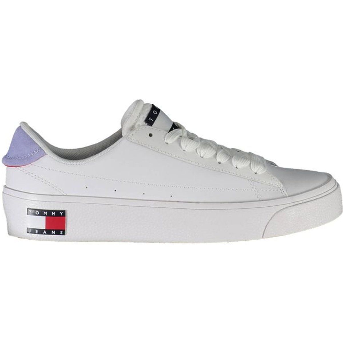 Plateau-Sneaker aus Leder
