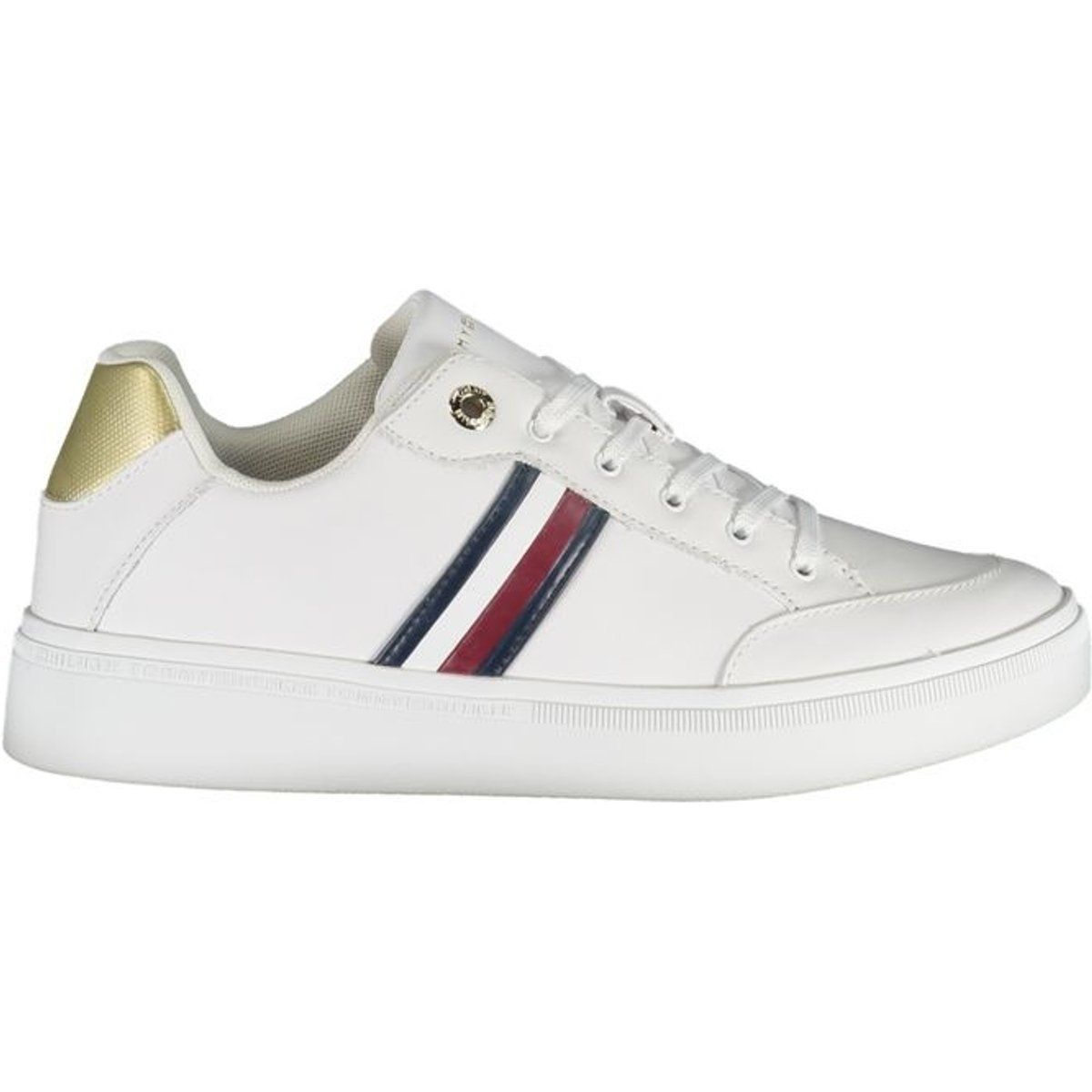 Klassische Leder-Sneaker mit Streifen