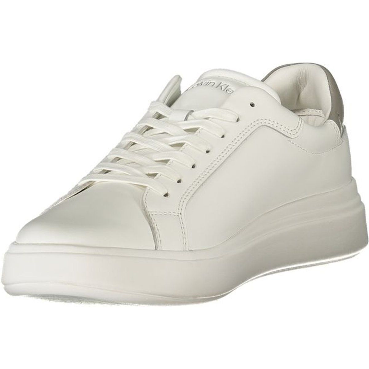 Minimalistische Plateau-Leder-Sneaker