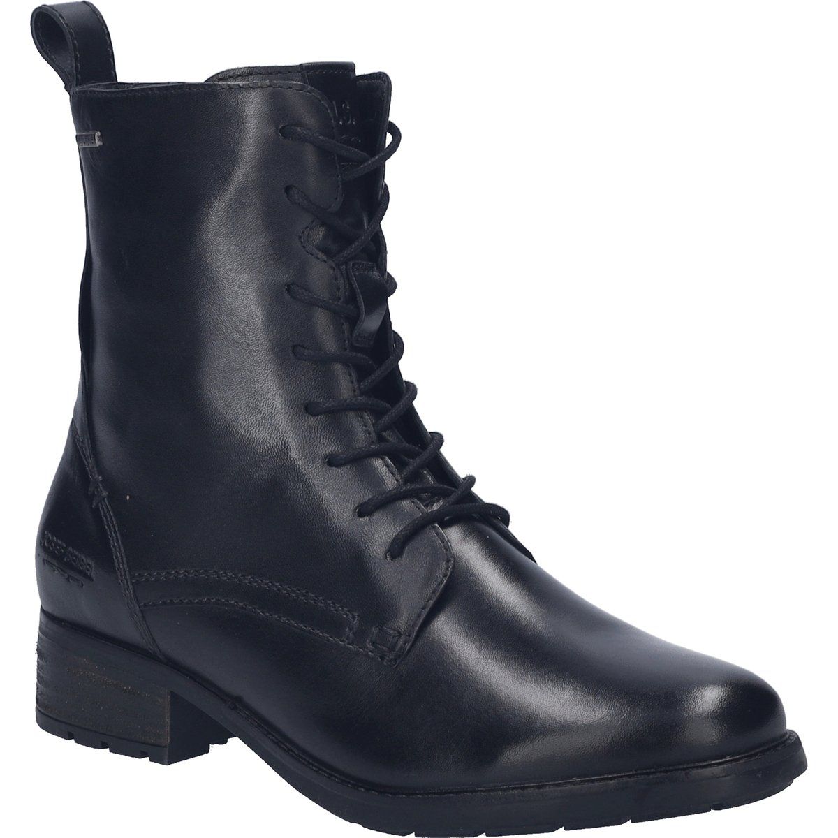 Klassische Leder-Schnürstiefeletten