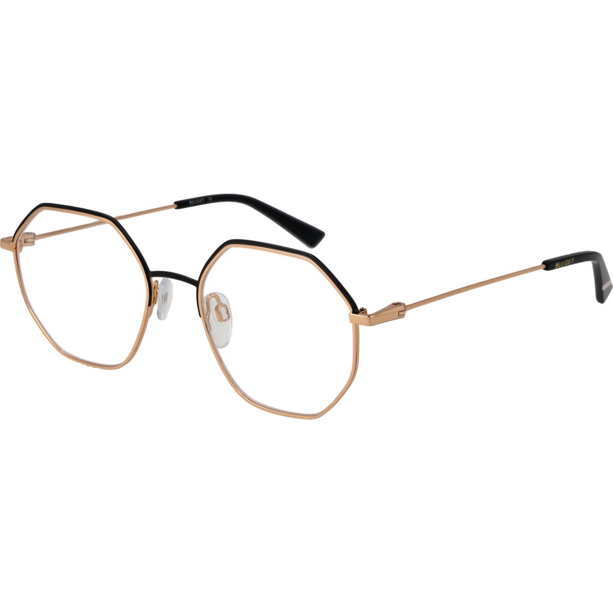 Geometrische Vollrandbrille aus Metall