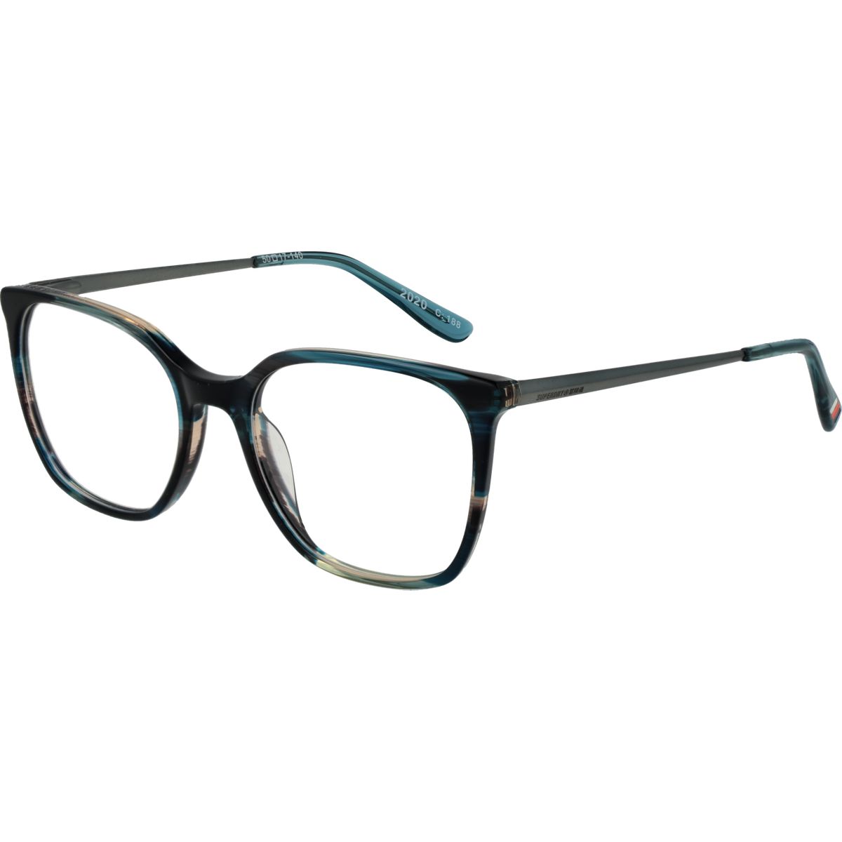 Elegante quadratische Brillenfassung aus Acetat