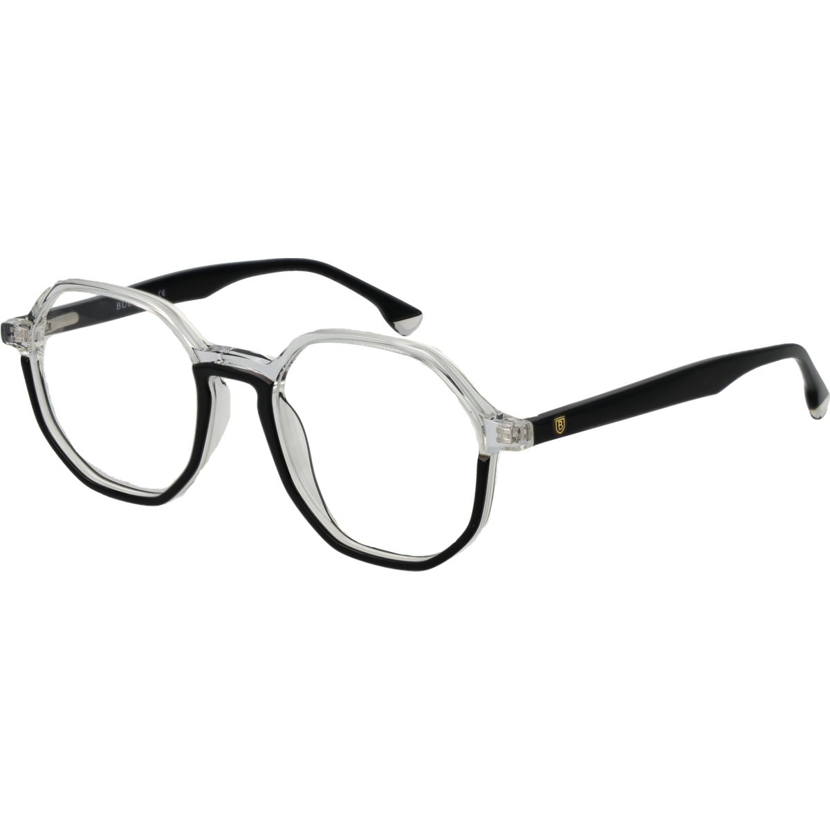 Moderne geometrische Zweiton-Brille