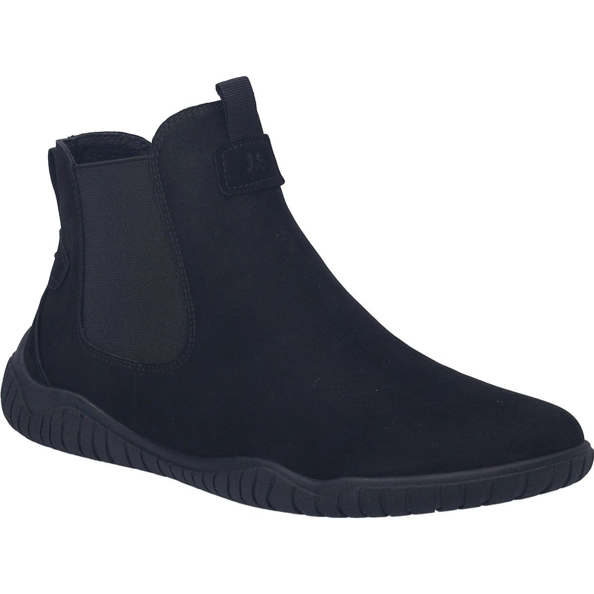 Minimalistische Lederstiefeletten mit Reißverschluss