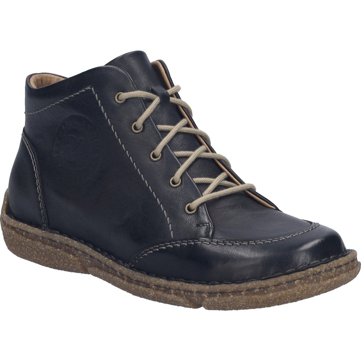 Handgefertigte Leder-Schnürstiefeletten